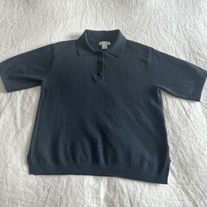 COS Classic Navy women Polo Shirt
